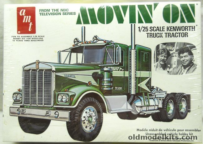 AMT 1/25 Movin' On Kenworth Tractor Truck From The NBC Television Series, T560 plastic model kit